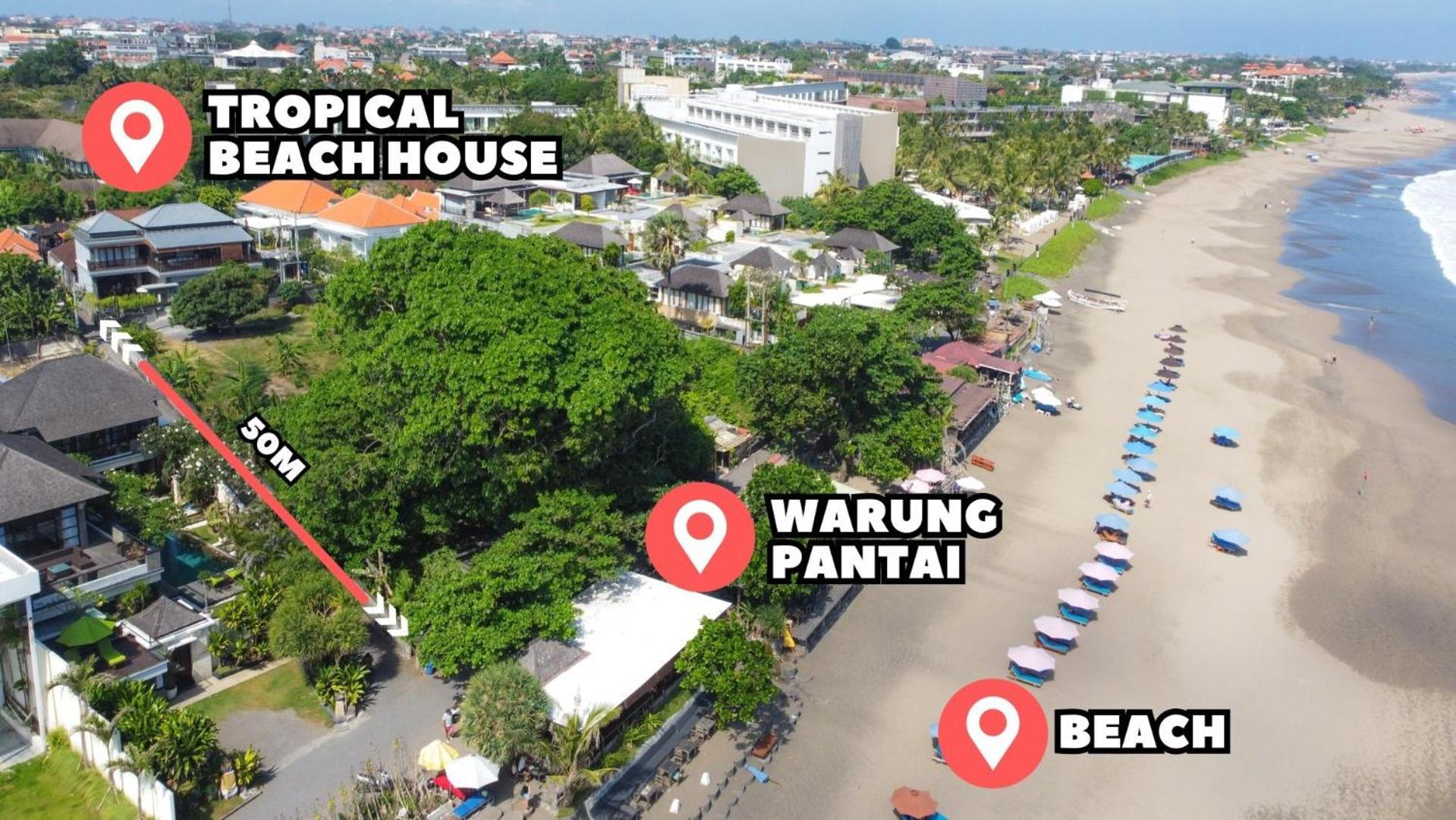 Tropical Beach House Bali Семіньяк Екстер'єр фото